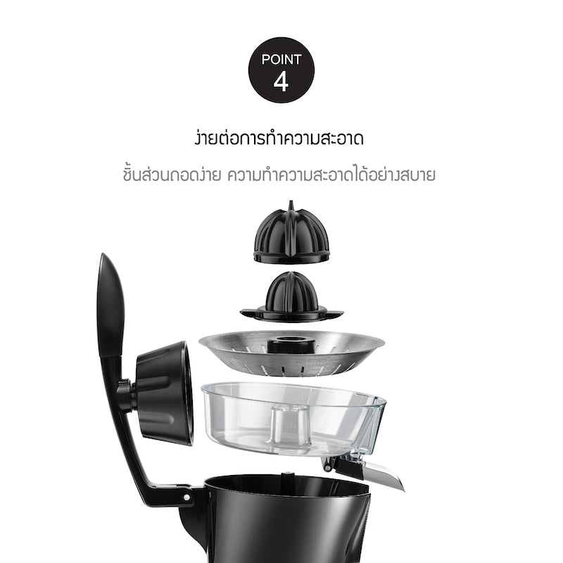 เครื่องคั้นน้ำผลไม้ LocknLock Handle Citrus Juicer 15