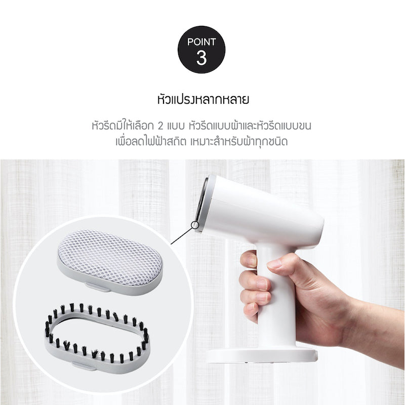 LocknLock Compact Handy Steamer 250 ml. - ENI223WHT