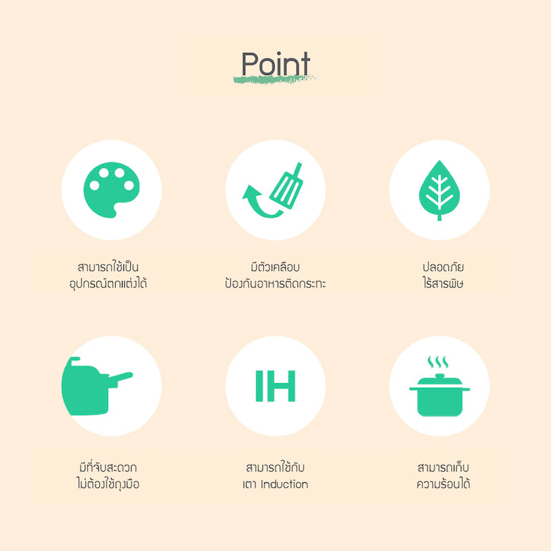 LocknLock Decore Fry Pan 24 cm. - LDE1243IH