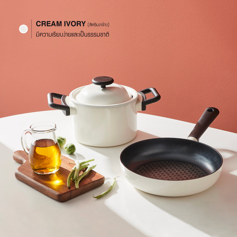 LocknLock Decore Fry Pan 24 cm. - LDE1243IH