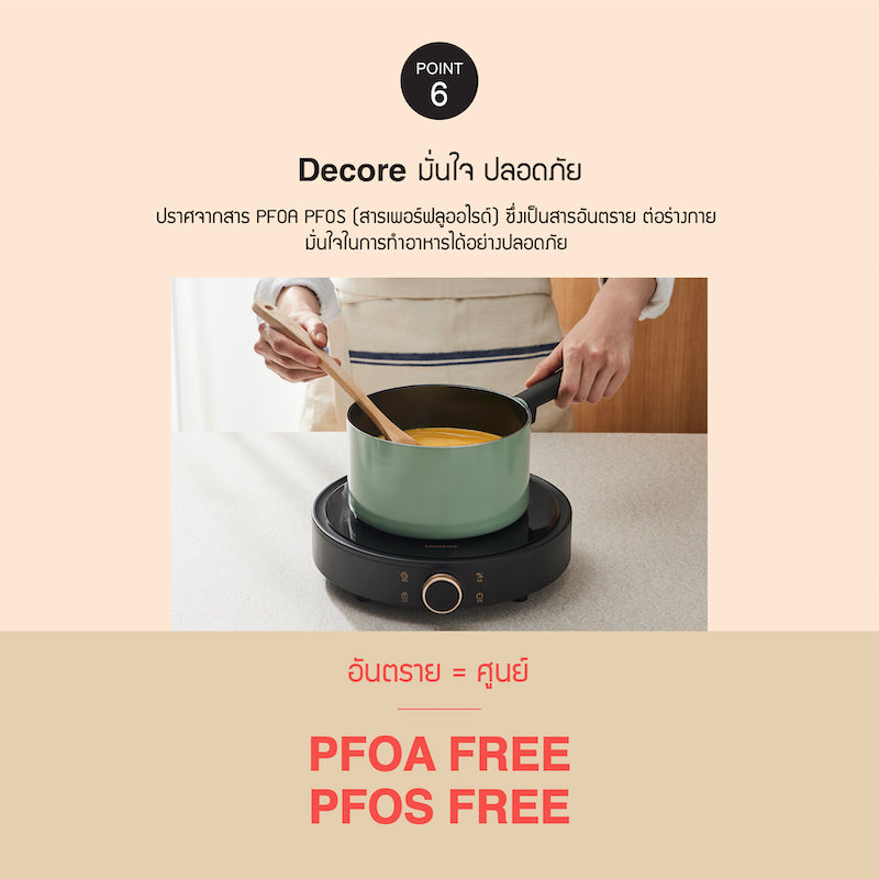 LocknLock Decore Fry Pan 24 cm. - LDE1243IH