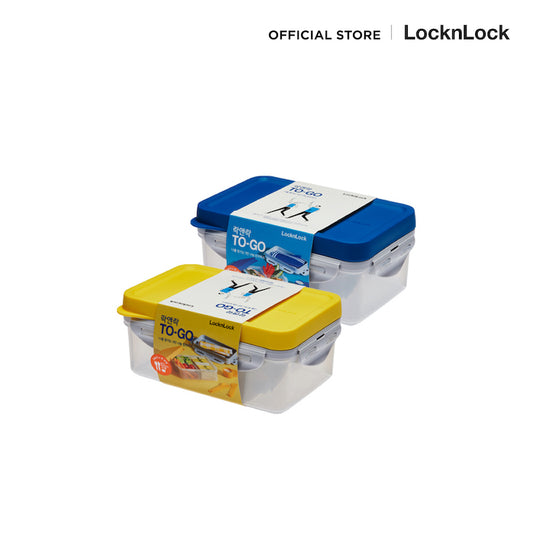 LocknLock กล่องอาหารกลางวันแบ่ง 3 ช่อง To-Go Container 1 L. - HPL817L