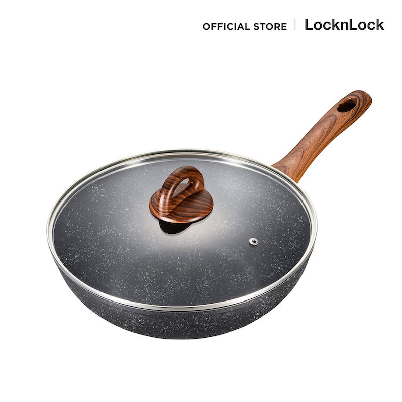 LocknLock Baum Marble Wok 28 cm. - LBU1285