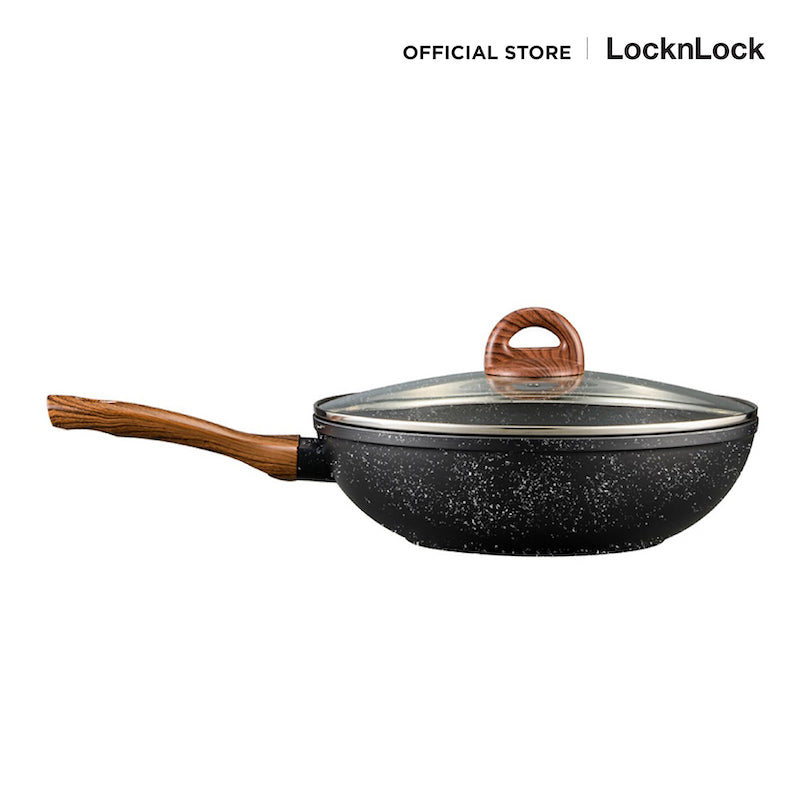 LocknLock Baum Marble Wok 28 cm. - LBU1285