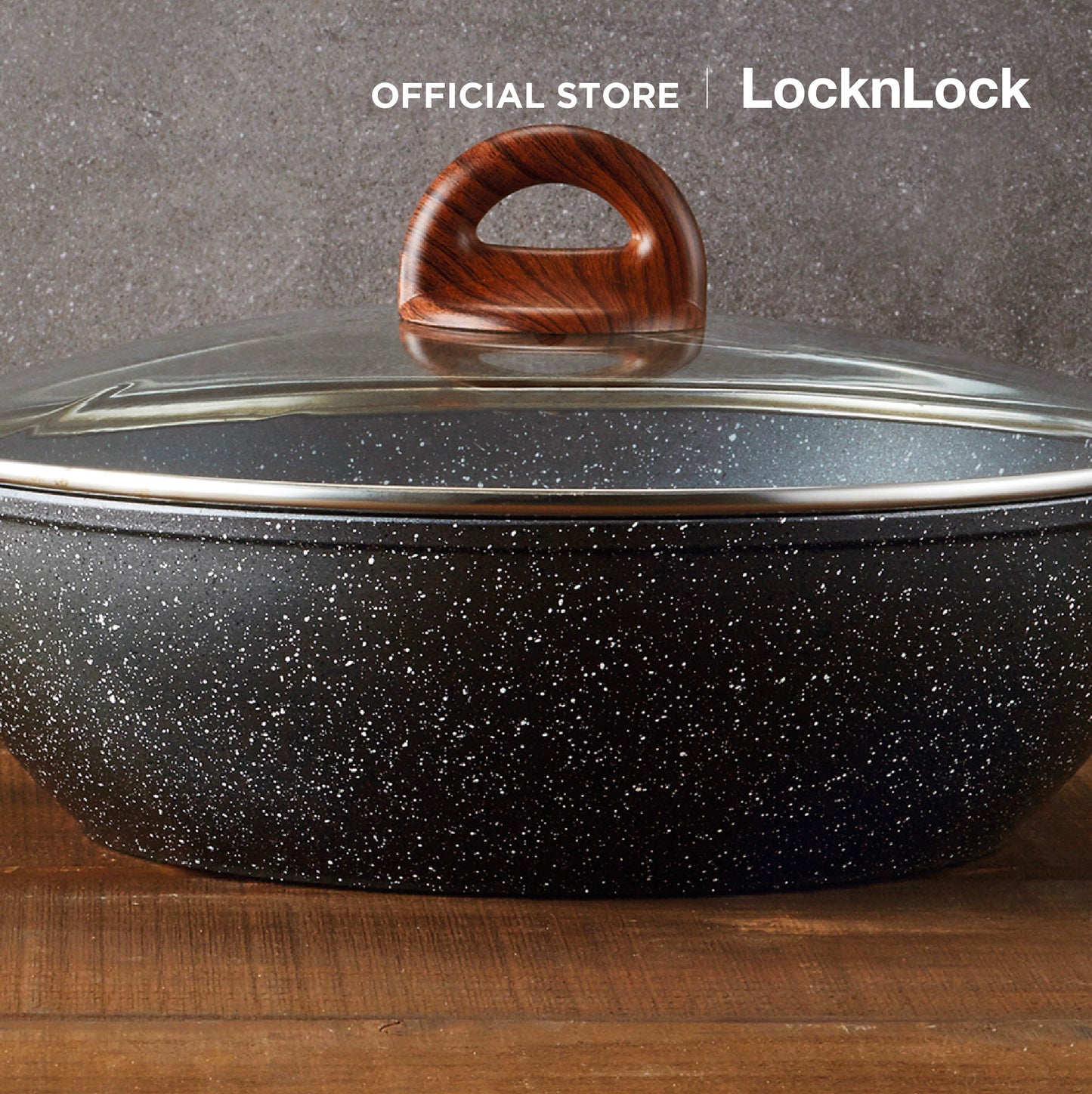 LocknLock Baum Series Wok 30 cm. - LBU1305