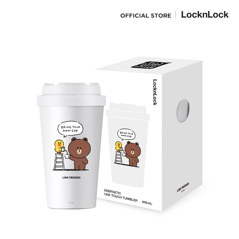 LocknLock LINE Friends Energetic Tumbler 400 ml. - LHC3271LF