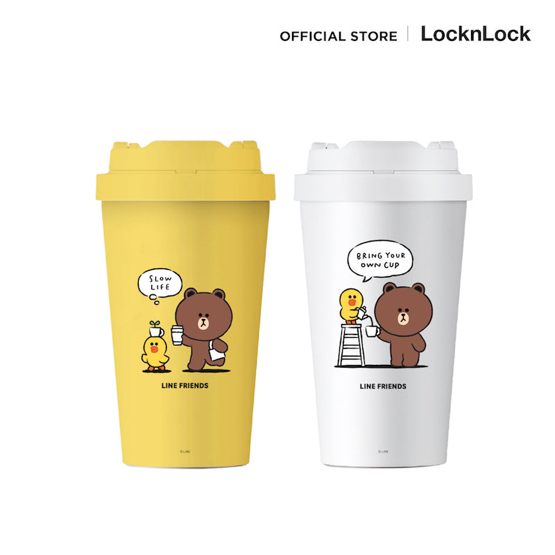 LocknLock LINE Friends Energetic Tumbler 400 ml. - LHC3271LF