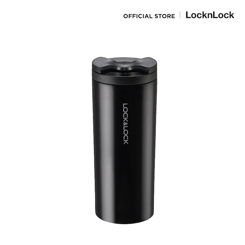 LocknLock Lip Tumbler 450ml. รุ่น LHC4164 สีดำ