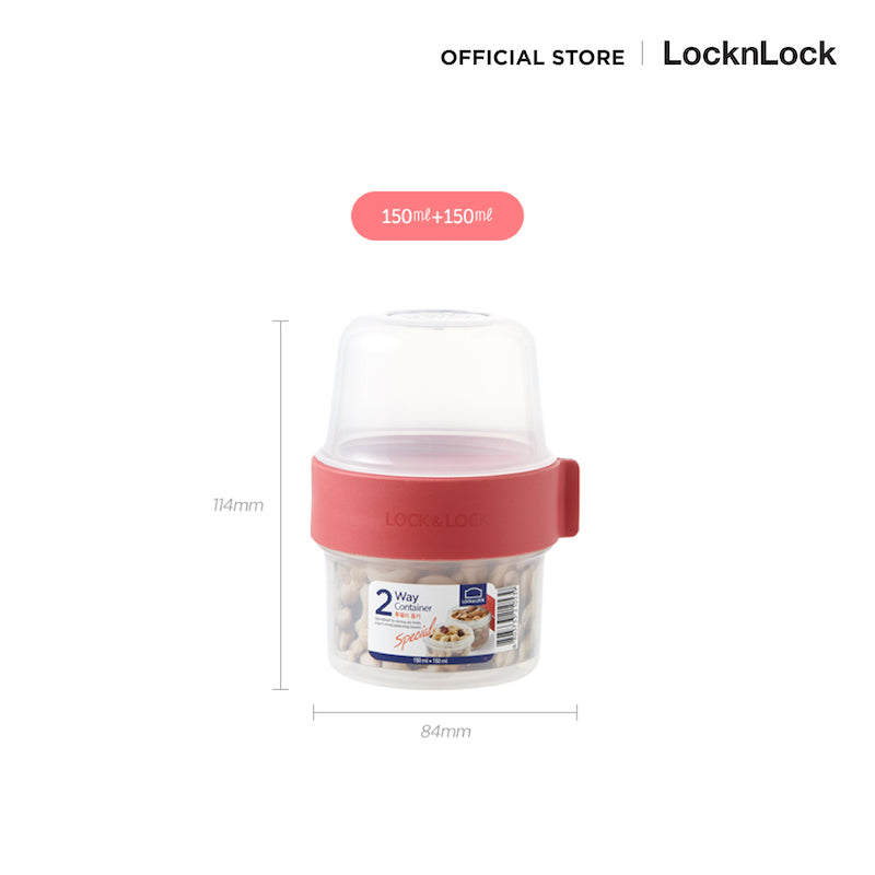 LocknLock 2 Way Container 150ml+150ml - LLS211