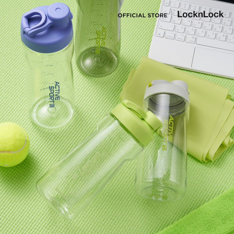 กระบอกน้ำพลาสติก active sport green packshot 