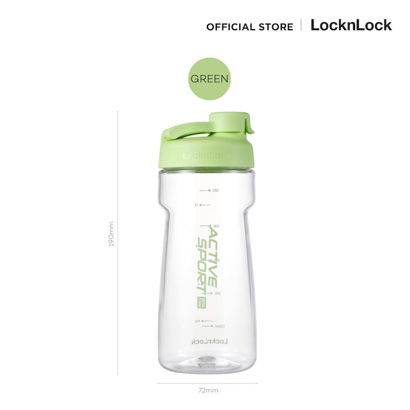 กระบอกน้ำพลาสติก active sport green 2