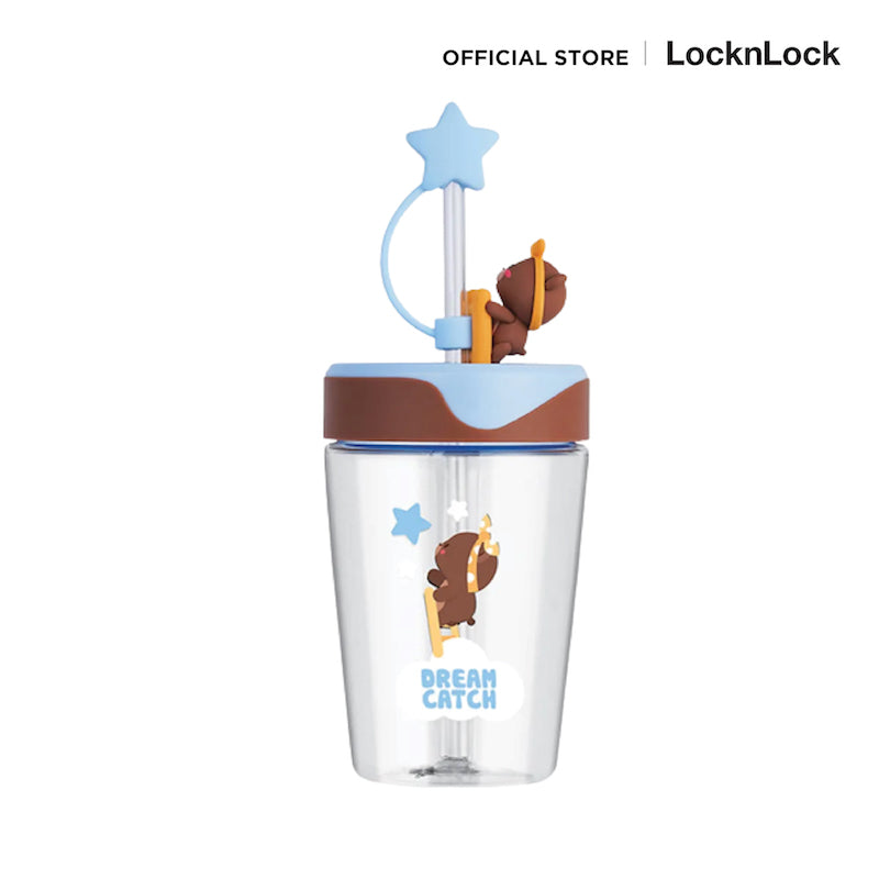 LocknLock แก้วน้ำพลาสติกพร้อมหลอด Dream Catcher 540 ml. - ABF779