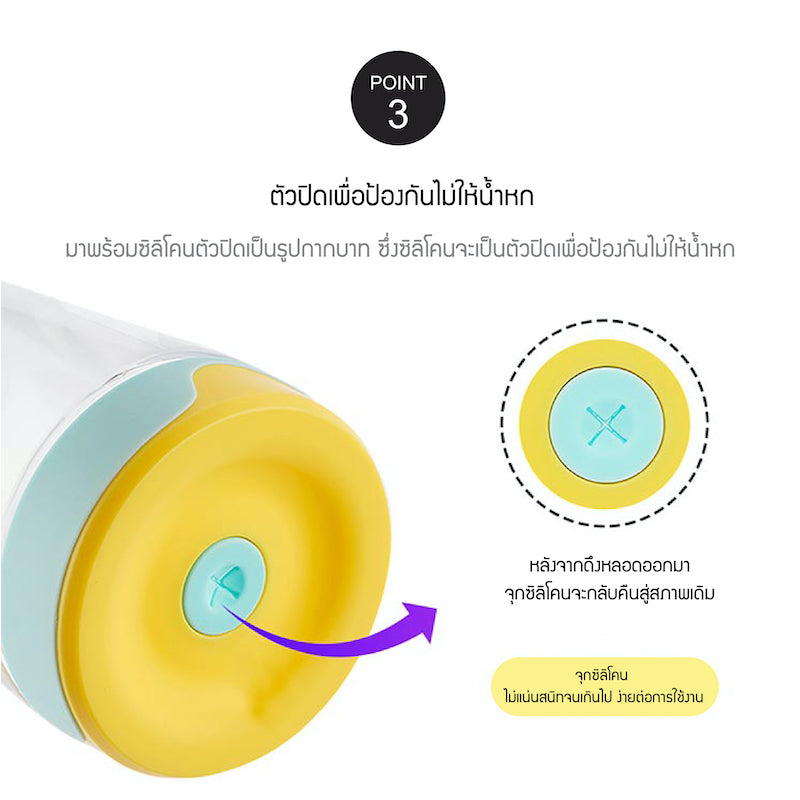 LocknLock แก้วน้ำพลาสติกพร้อมหลอด Dream Catcher 540 ml. - ABF779