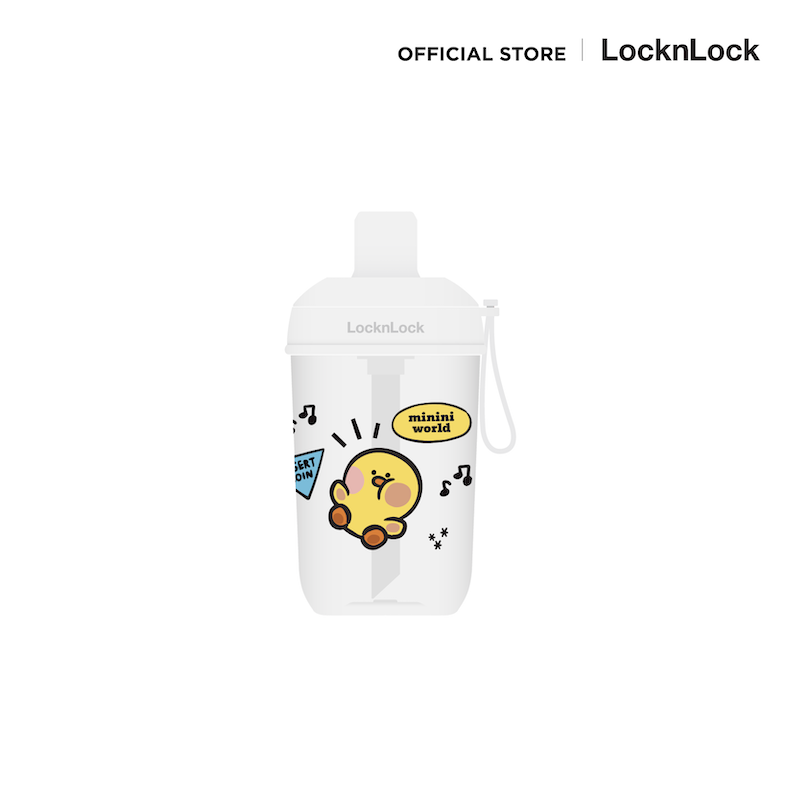 LocknLock With Line Friends แก้วชานมไข่มุก Milk Tea Bottle 520 ml. - ABF791WHTLF