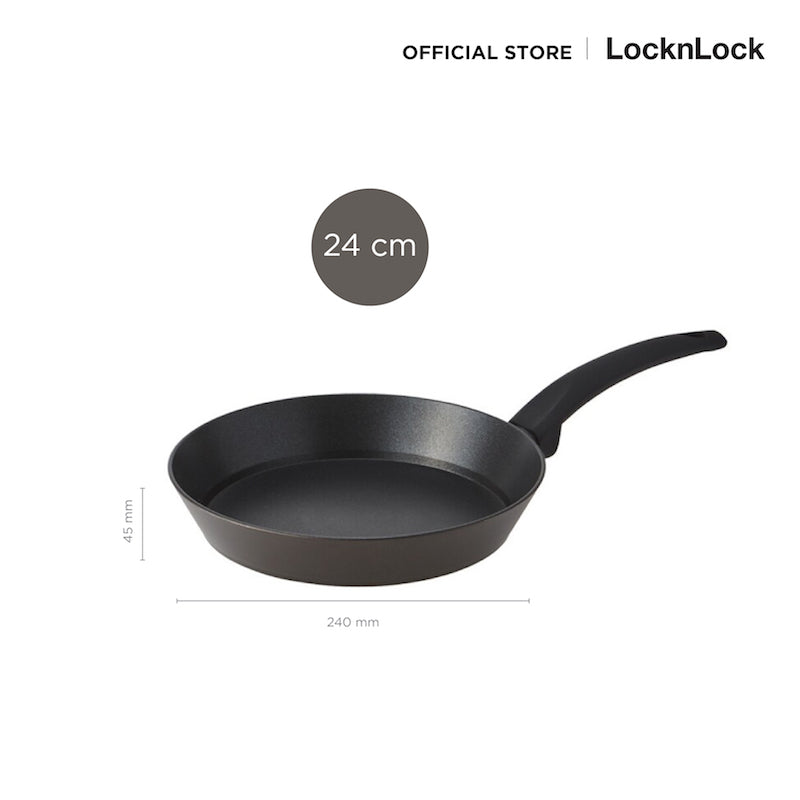 LocknLock กระทะเคลือบไทเทเนียม Brawny IH Cookware ขนาด 24 cm. - CAF2425