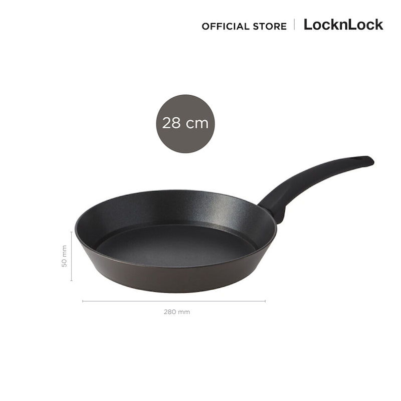 LocknLock กระทะเคลือบไทเทเนียม Brawny IH Cookware ขนาด 28 cm. - CAF2825