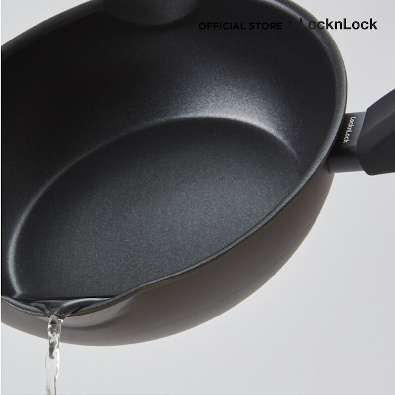 LocknLock กระทะเคลือบไทเทเนียม Brawny IH Cookware ขนาด 28 cm. - CAF2825