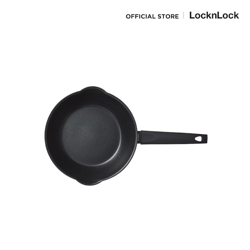 LocknLock กระทะก้นลึกเคลือบไทเทเนียม Brawny IH Cookware ขนาด 24 cm. - CAW2425