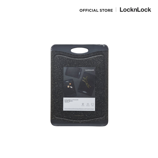 LocknLock เขียงลายหินอ่อนสีดำ สไตล์หรู Antibacterial Black Mabble Cutting Board - CKD008