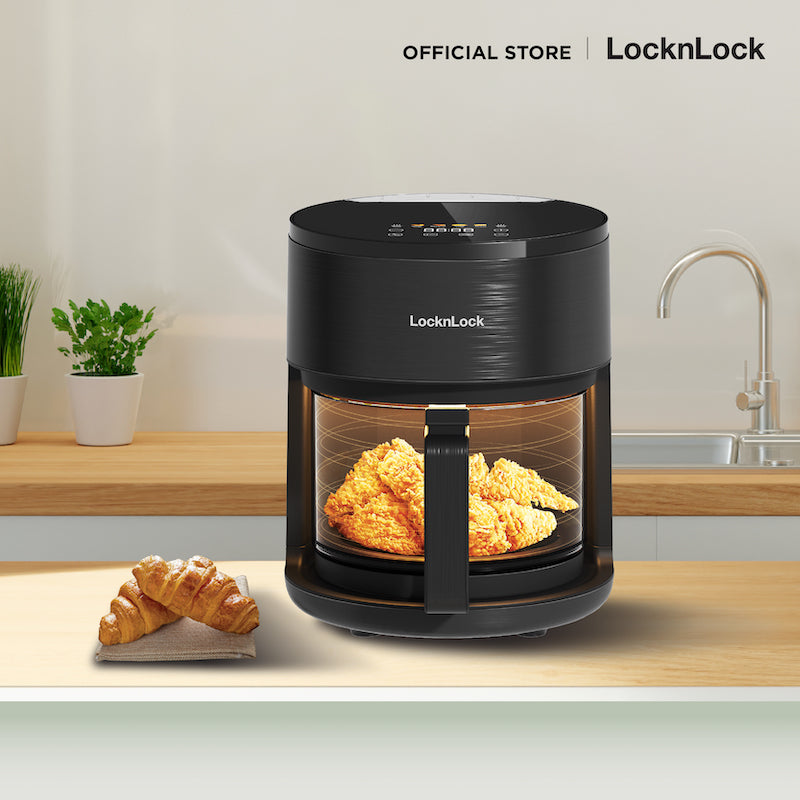 LocknLock หม้อทอดไร้น้ำมัน Air Fryer Duo Function 3.5L - EJF946