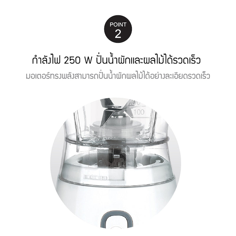 LocknLock เครื่องปั่น Personal Blender 0.6 L. - EJM436