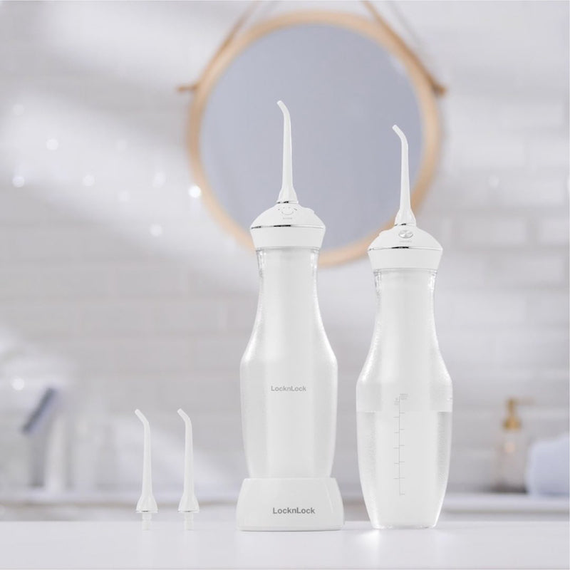 LocknLock เครื่องฉีดทำความสะอาดฟันไร้สาย Jumbo Cordless Oral Irrigator - ENR126WHT