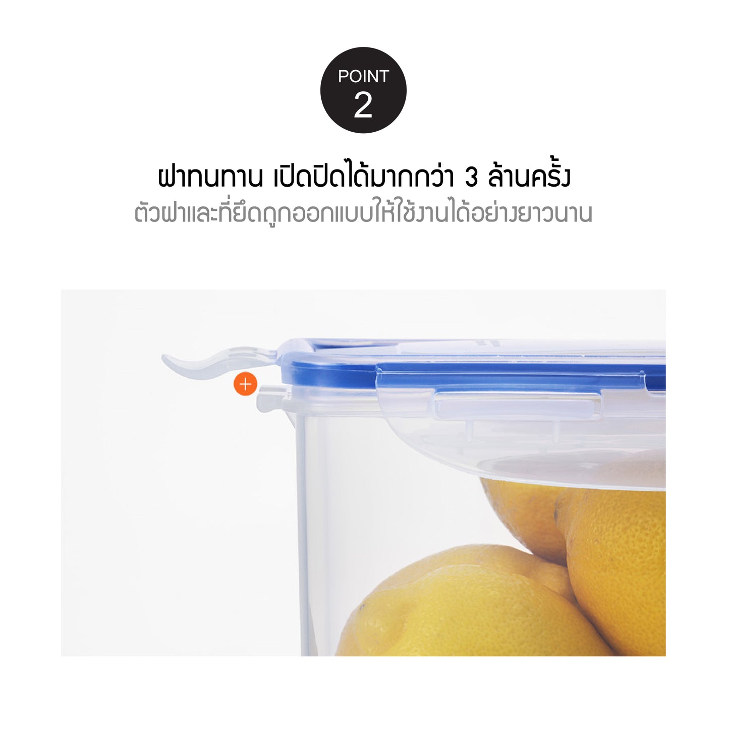 LocknLock กล่องพลาสติกถนอมอาหาร Classic Container ความจุ 800 ml. รุ่น HPL816