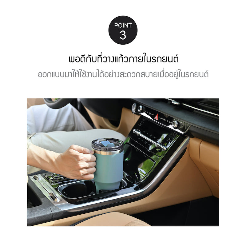 LocknLock กระบอกน้ำเก็บอุณหภูมิ Metro King Tumbler ความจุ 820 ml. - LHC4326