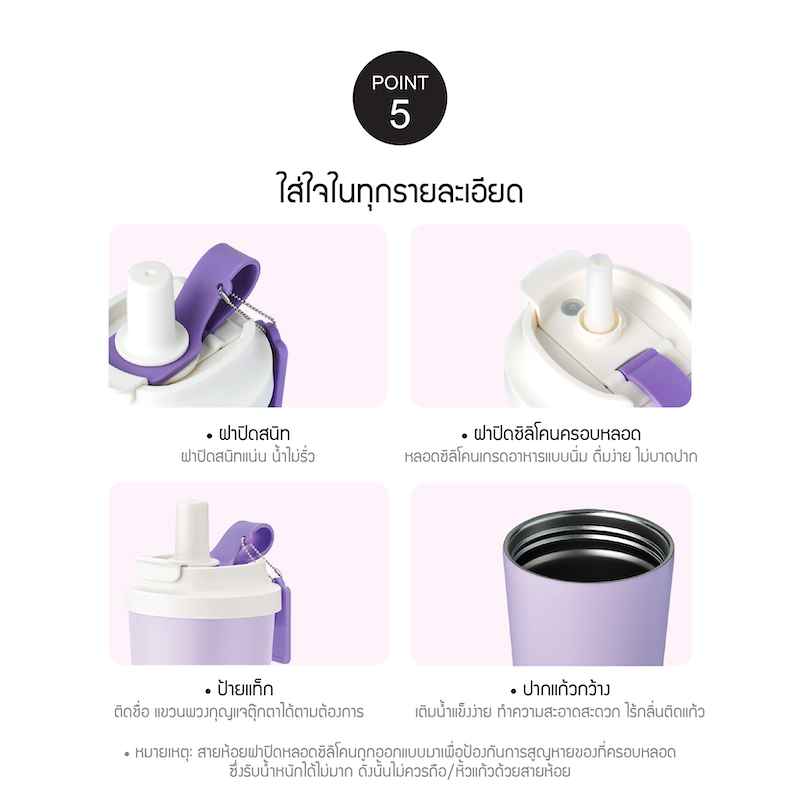LocknLock แก้วเก็บอุณหภูมิ Vacuum Insulated Coffee Bottle ความจุ 500 ml. รุ่น LHC4334