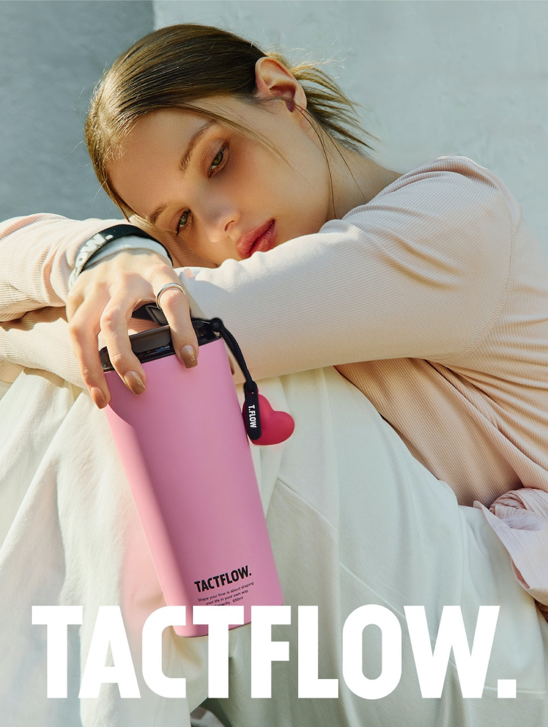 TACTFLOW พวงกุญแจซิลิโคน Silicone Keyring รุ่น HEART (TFC100)
