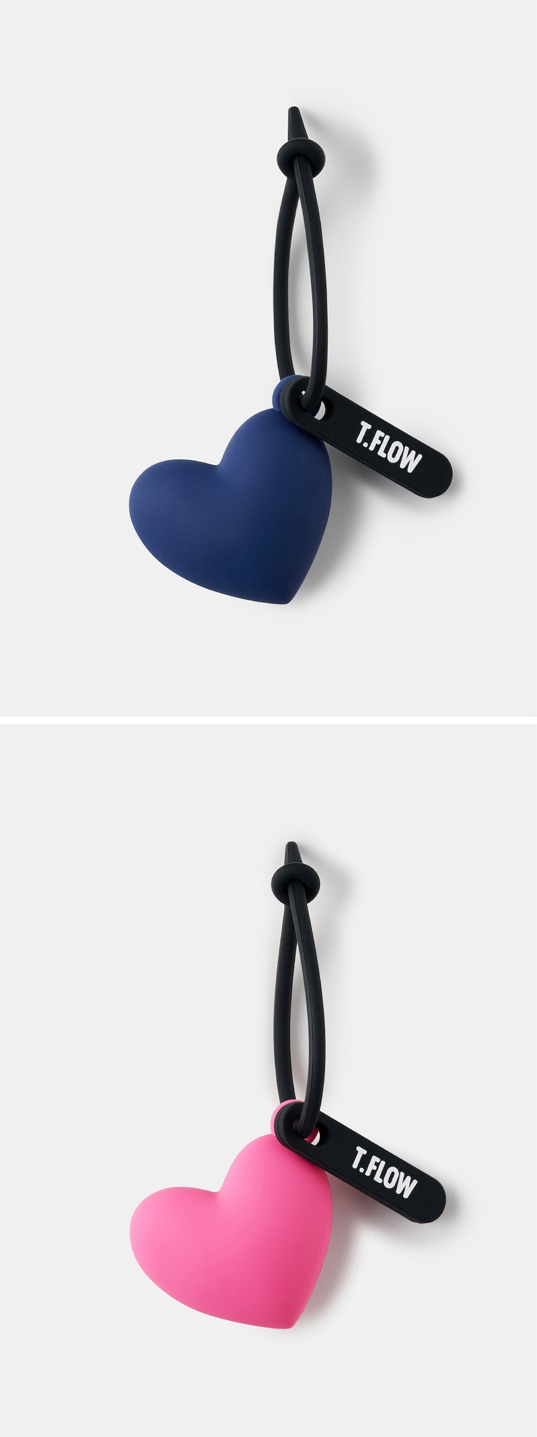 TACTFLOW พวงกุญแจซิลิโคน Silicone Keyring รุ่น HEART (TFC100)