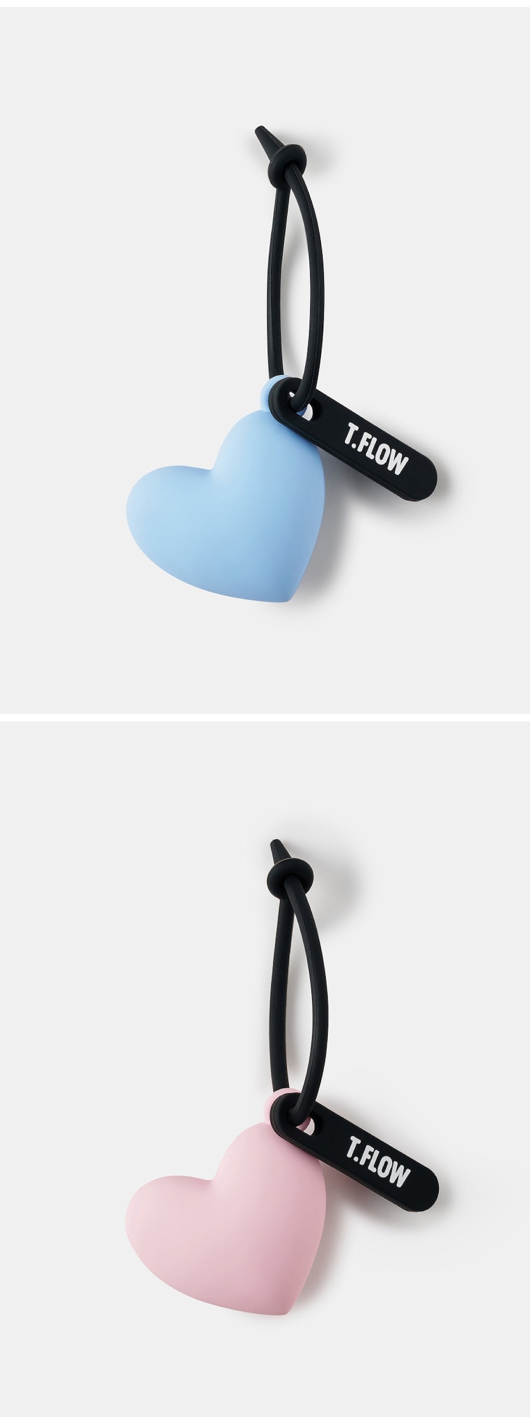 TACTFLOW พวงกุญแจซิลิโคน Silicone Keyring รุ่น HEART (TFC100)