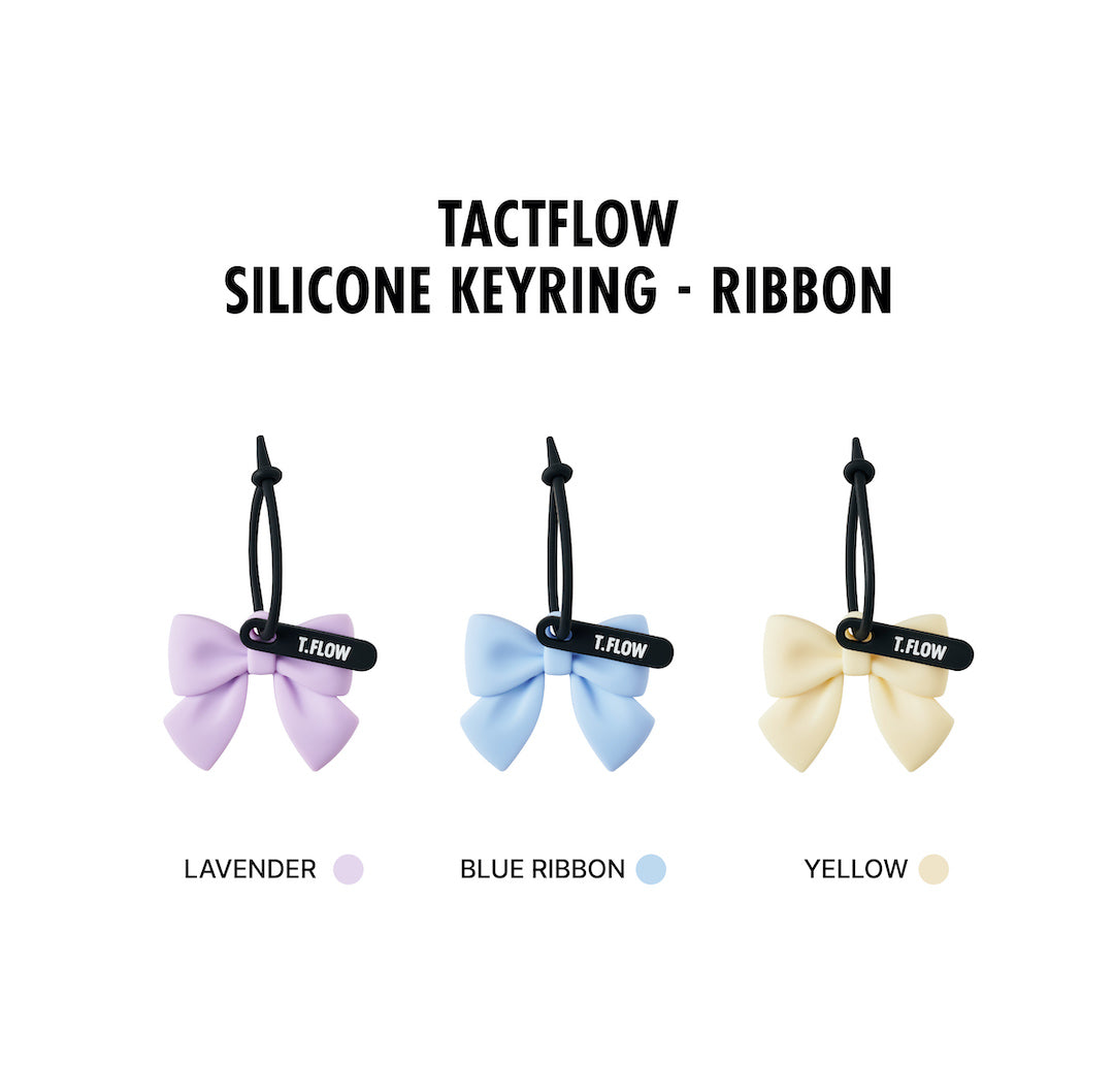 TACTFLOW พวงกุญแจซิลิโคน Silicone Keyring รุ่น Ribbon (TFC101)