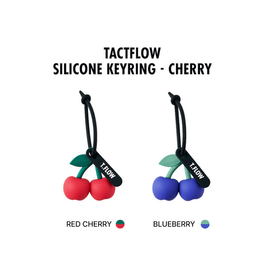 TACTFLOW พวงกุญแจซิลิโคน Silicone Keyring รุ่น Cherry (TFC103)