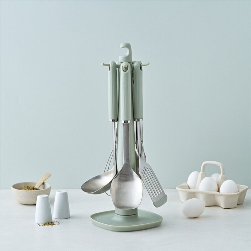DECO STS KITCHEN TOOL SET อุปกรณ์เครื่องครัวสแตนเลส DECO 6 ชิ้น - CKT343S6