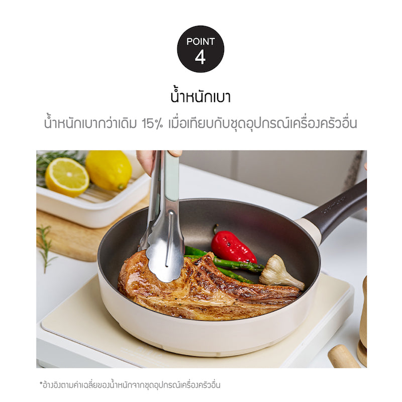 DECO STS KITCHEN TOOL SET อุปกรณ์เครื่องครัวสแตนเลส DECO 6 ชิ้น - CKT343S6