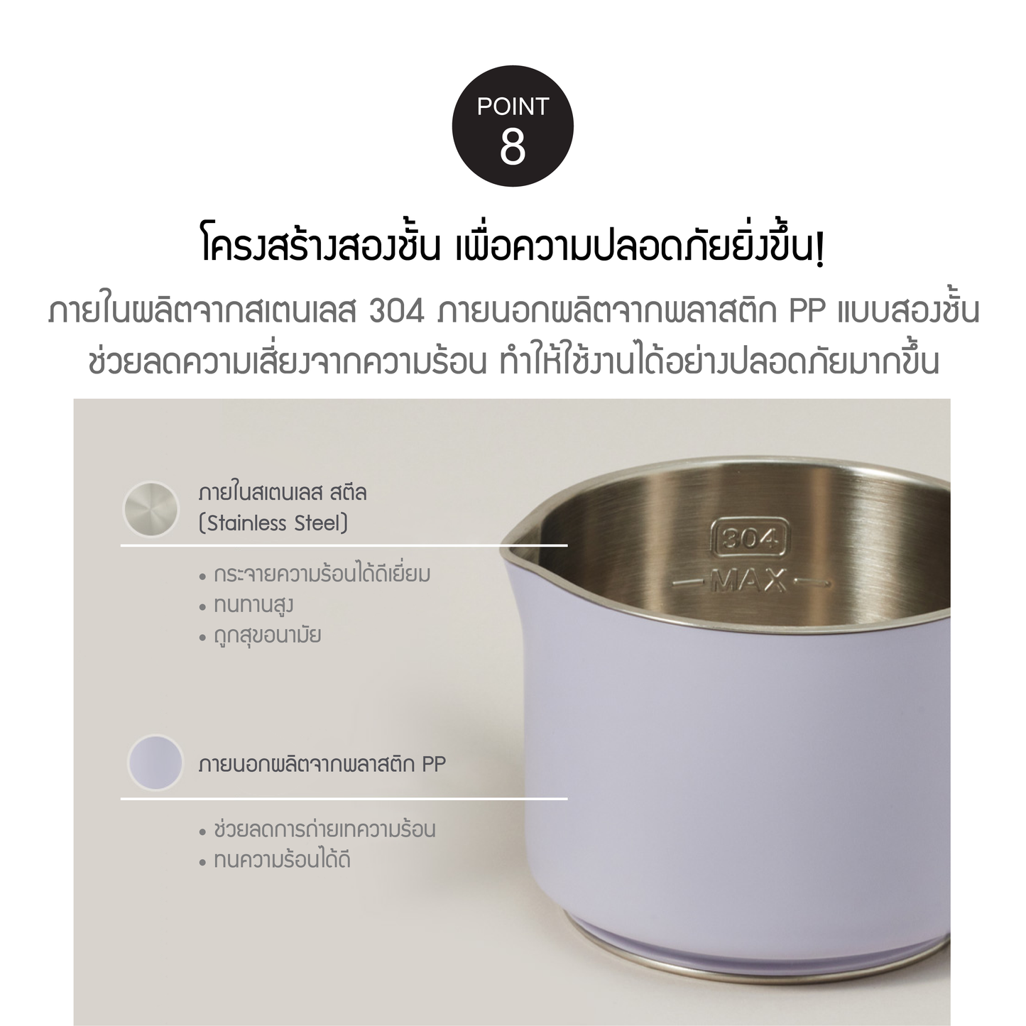 LocknLock หม้ออเนกประสงค์ All-Stainless Foldable Multi-Cooker Essentail 0.8L รุ่น EJK813PUP