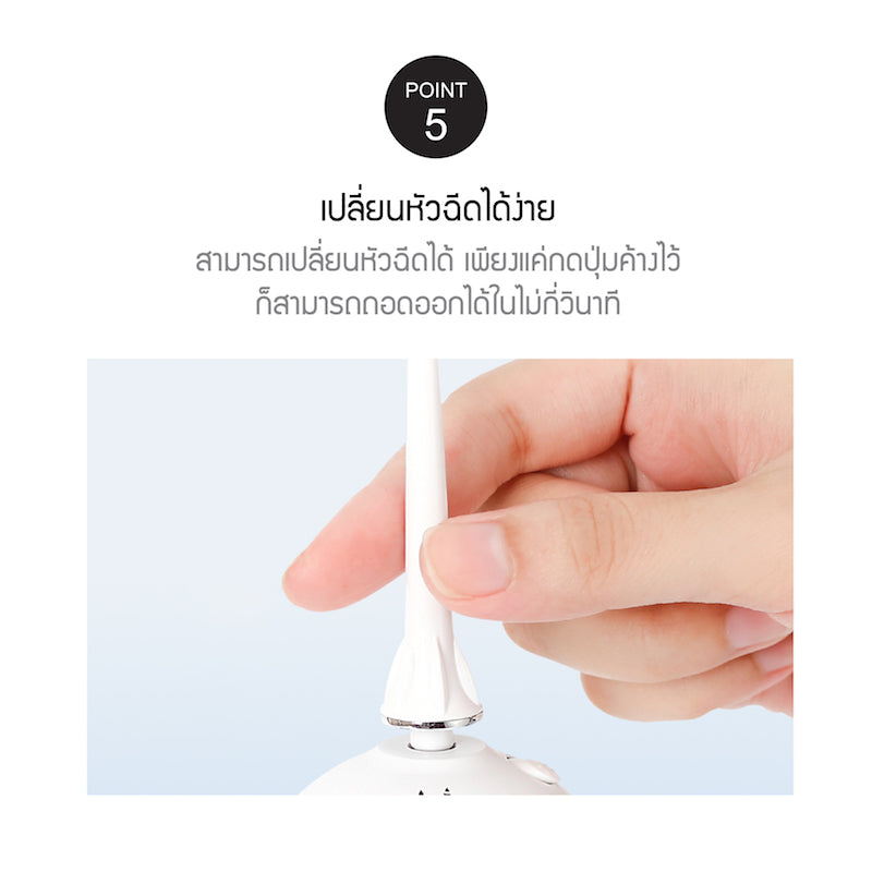 LocknLock เครื่องฉีดทำความสะอาดฟันไร้สาย Jumbo Cordless Oral Irrigator - ENR126WHT