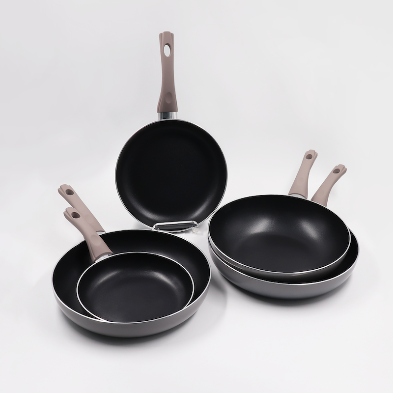 LocknLock กระทะก้นแบนเคลือบอะลูมิเนียม Grano IH Cookware ขนาด 30 cm. รุ่น CAF3072IH