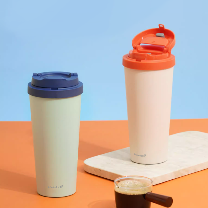 [จำหน่ายเฉพาะทางออนไลน์เท่านั้น!!] LocknLock แก้วน้ำเก็บอุณหภูมิ Energetic One Touch Tumbler ความจุ 550 ml. รุ่น LHC3249
