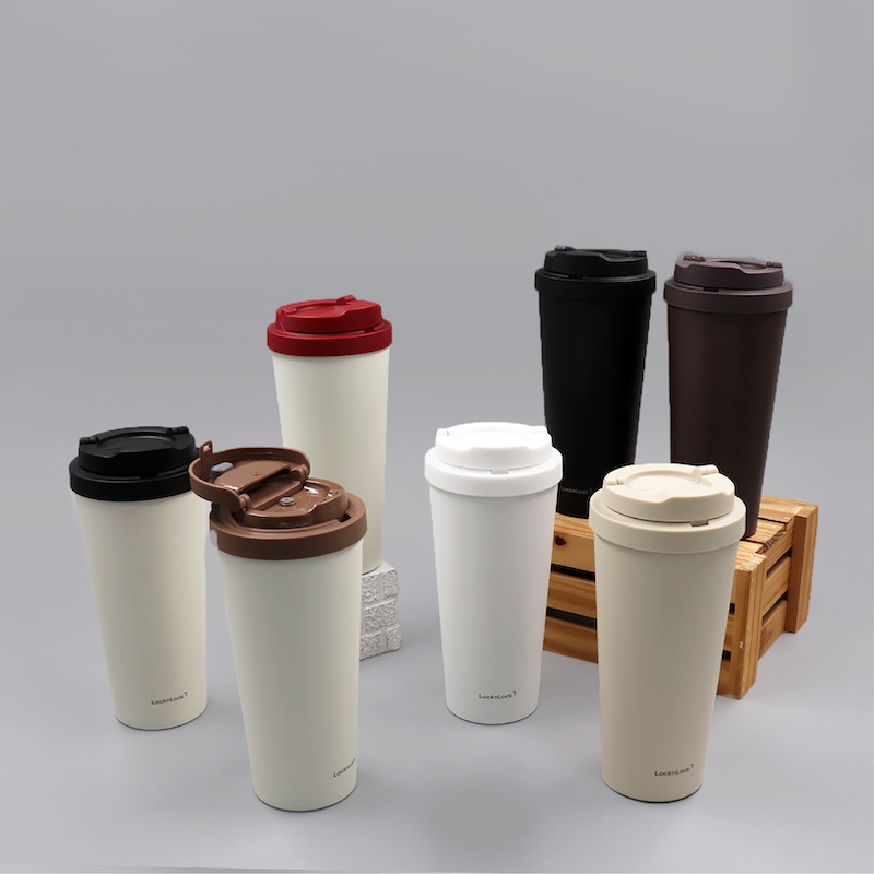 LocknLock แก้วน้ำเก็บอุณหภูมิ Energetic Ceramic Tumbler 550 ml. - LHC3414