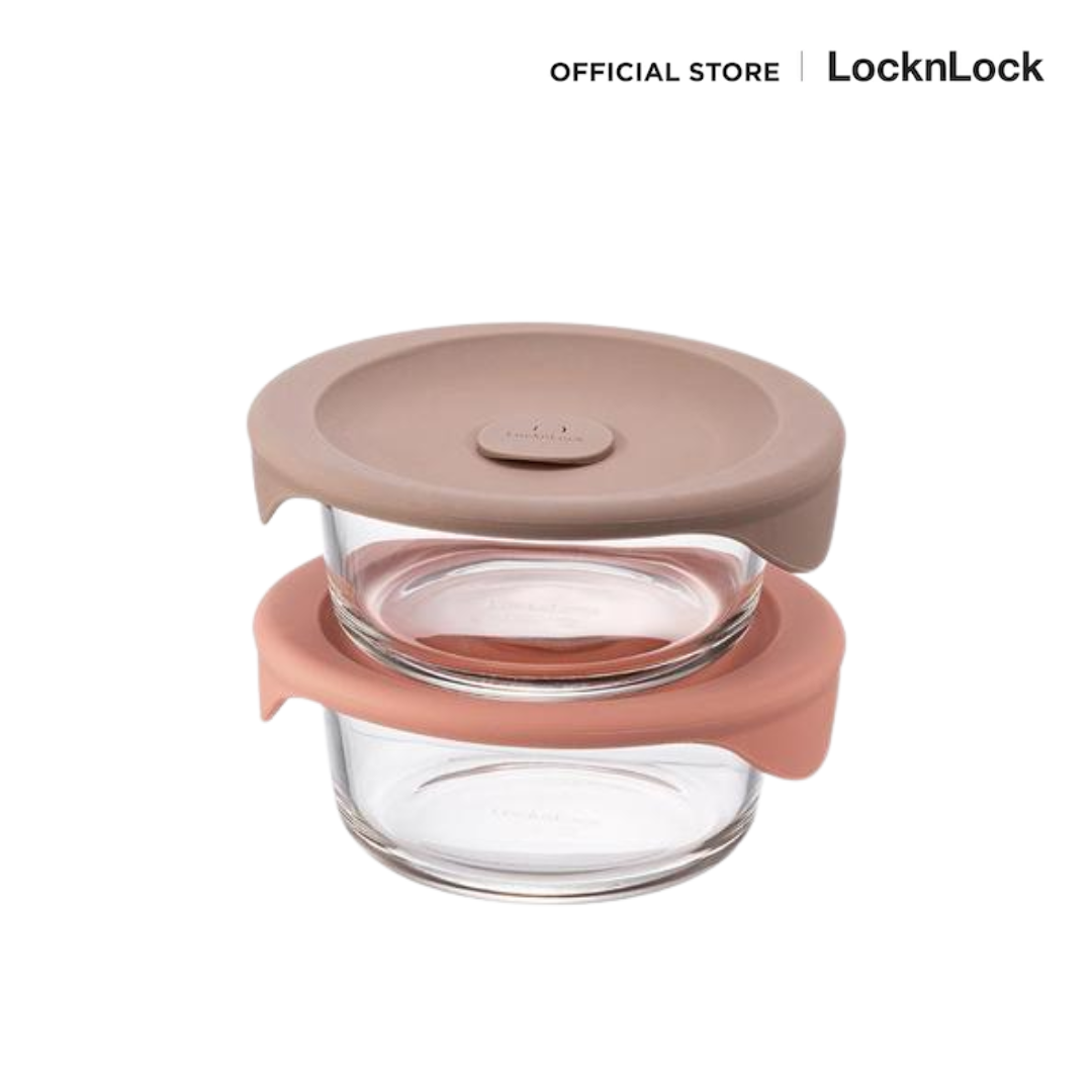 LocknLock เซตกล่องแก้วใส่อาหาร 2 ชิ้น Meal Container SET - LLG504S2