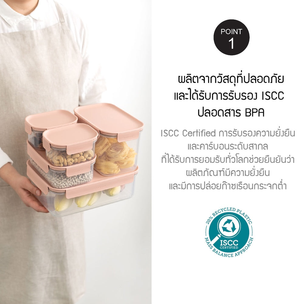 LocknLock กล่องพลาสติกถนอมอาหาร Classic Plus Container