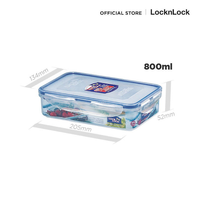 LocknLock กล่องพลาสติกถนอมอาหาร Classic Container ความจุ 800 ml. รุ่น HPL816