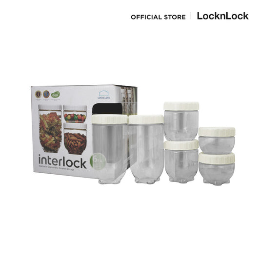 LocknLock Pocket Storage Interlock 6 peices -  INL203S6