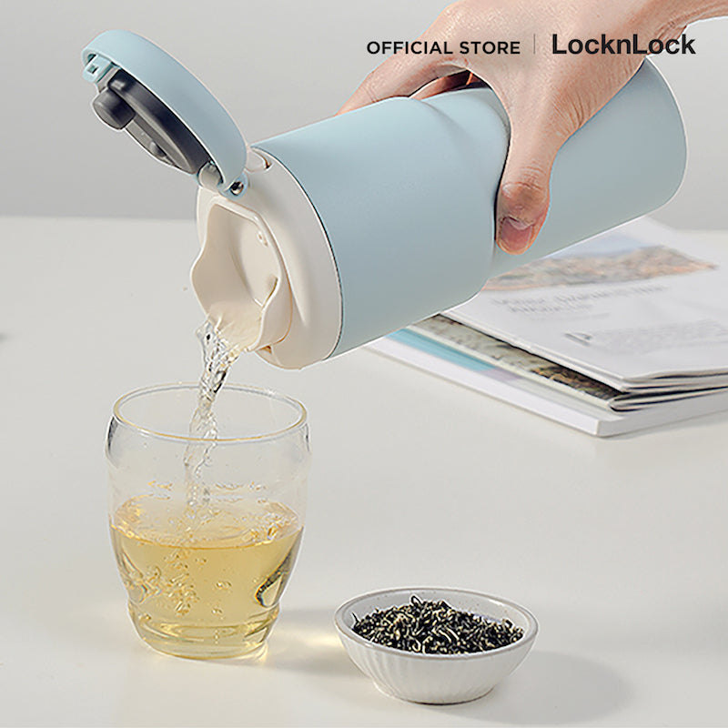 LocknLock แก้วน้ำเก็บอุณหภูมิ The First One Touch Tumbler (Titanium layer) 480 ml. - LHC3291