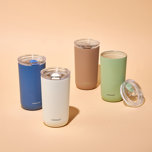 LocknLock á¡éÇà¡çºÍسËÀÙÁÔà¤Å×ͺà«ÃÒÁԡ Smooth Slider Ceramic Tumbler ¤ÇÒÁ¨Ø 490ml. ÃØè¹ LHC4166