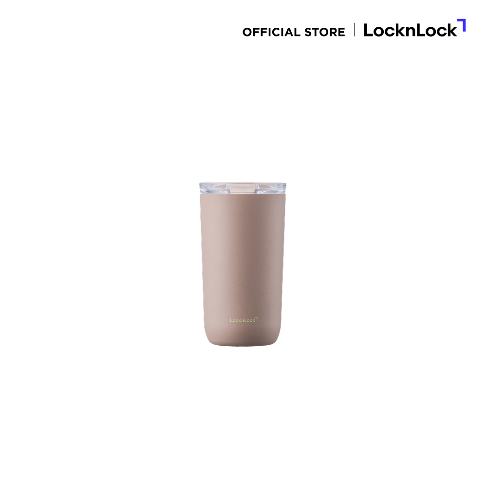 LocknLock แก้วเก็บอุณหภูมิเคลือบเซรามิก Smooth Slider Ceramic Tumbler ความจุ 490ml. รุ่น LHC4166