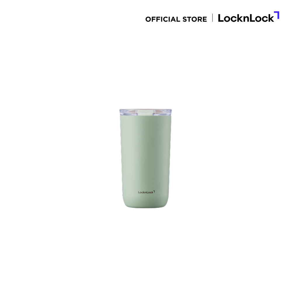 LocknLock แก้วเก็บอุณหภูมิเคลือบเซรามิก Smooth Slider Ceramic Tumbler ความจุ 490ml. รุ่น LHC4166