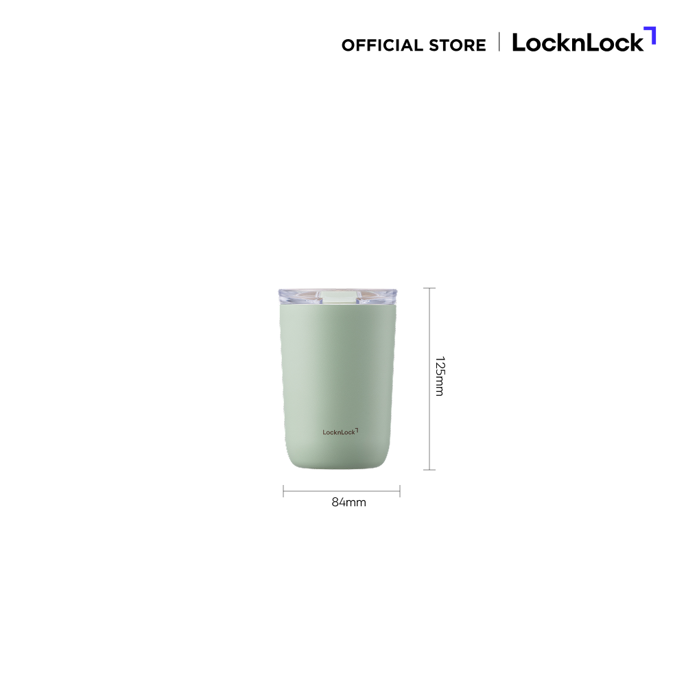LocknLock แก้วเก็บอุณหภูมิเคลือบเซรามิก Smooth Slider Ceramic Tumbler ความจุ 380ml. รุ่น LHC4170